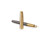 Parker Sonnet Pioneers Collection Fountain Pen - Grey Arrow Gold Trim - Picture 1